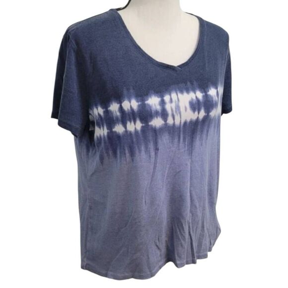 Croft & Barrow 100% Cotton The Classic Tee Sz M Tie Dye - Picture 1 of 5